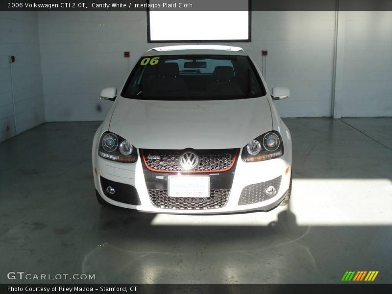 Candy White / Interlagos Plaid Cloth 2006 Volkswagen GTI 2.0T