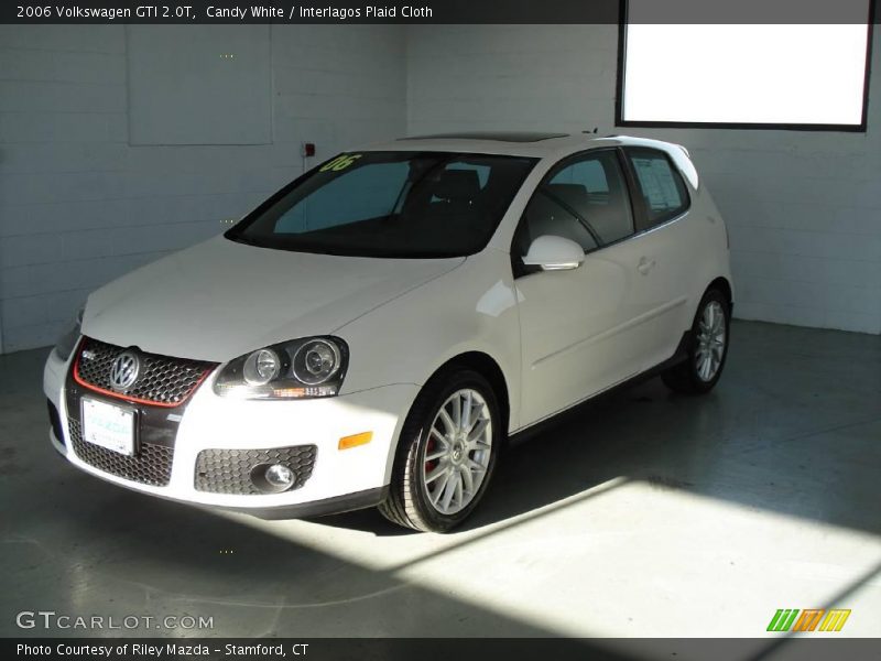 Candy White / Interlagos Plaid Cloth 2006 Volkswagen GTI 2.0T