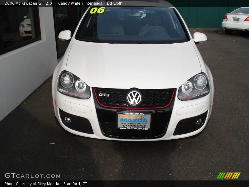 Candy White / Interlagos Plaid Cloth 2006 Volkswagen GTI 2.0T