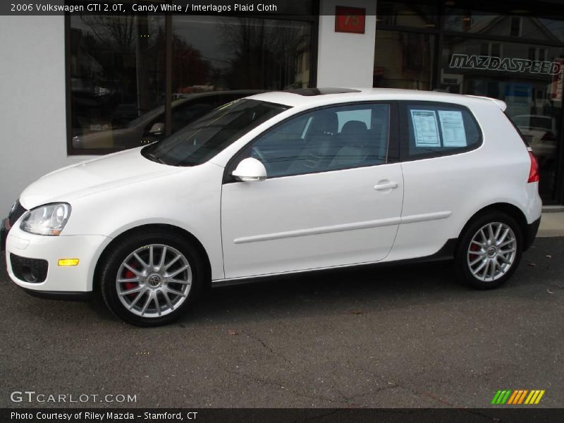 Candy White / Interlagos Plaid Cloth 2006 Volkswagen GTI 2.0T