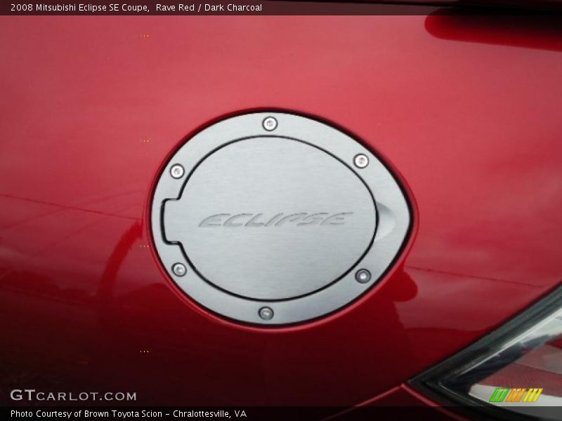 Rave Red / Dark Charcoal 2008 Mitsubishi Eclipse SE Coupe