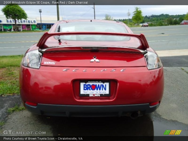 Rave Red / Dark Charcoal 2008 Mitsubishi Eclipse SE Coupe