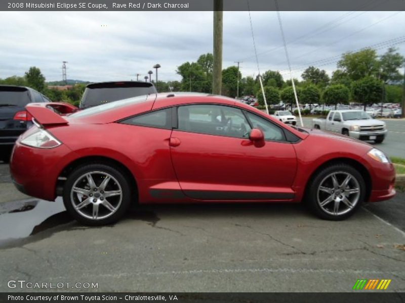 Rave Red / Dark Charcoal 2008 Mitsubishi Eclipse SE Coupe