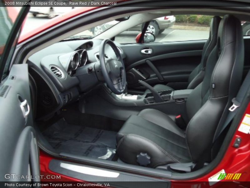 Rave Red / Dark Charcoal 2008 Mitsubishi Eclipse SE Coupe