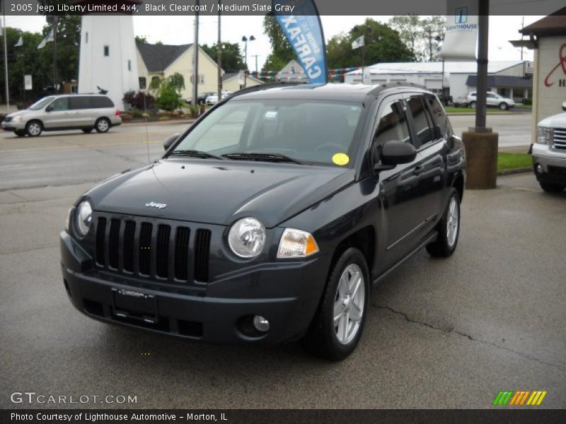 Black Clearcoat / Medium Slate Gray 2005 Jeep Liberty Limited 4x4