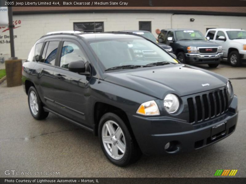 Black Clearcoat / Medium Slate Gray 2005 Jeep Liberty Limited 4x4