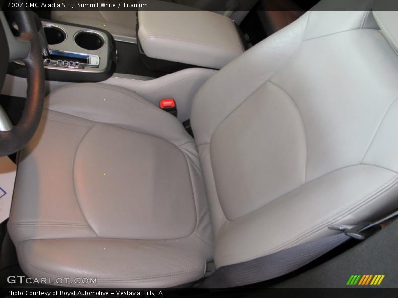 Summit White / Titanium 2007 GMC Acadia SLE