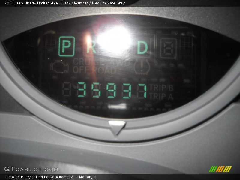Black Clearcoat / Medium Slate Gray 2005 Jeep Liberty Limited 4x4