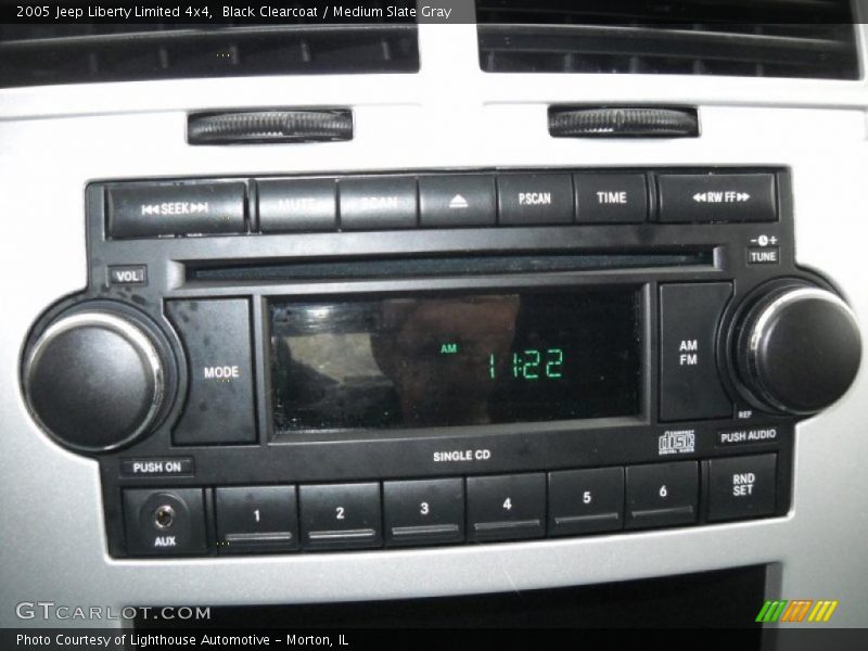 Black Clearcoat / Medium Slate Gray 2005 Jeep Liberty Limited 4x4