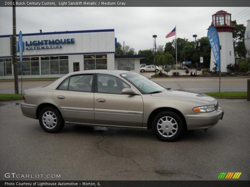 Light Sandrift Metallic / Medium Gray 2001 Buick Century Custom