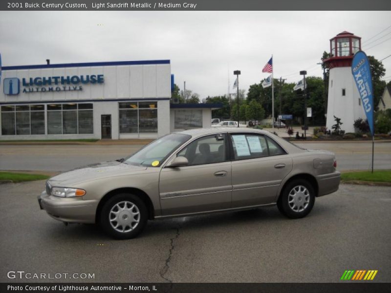 Light Sandrift Metallic / Medium Gray 2001 Buick Century Custom