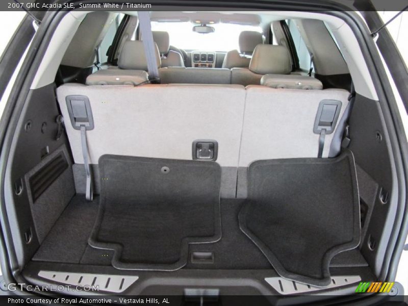 Summit White / Titanium 2007 GMC Acadia SLE