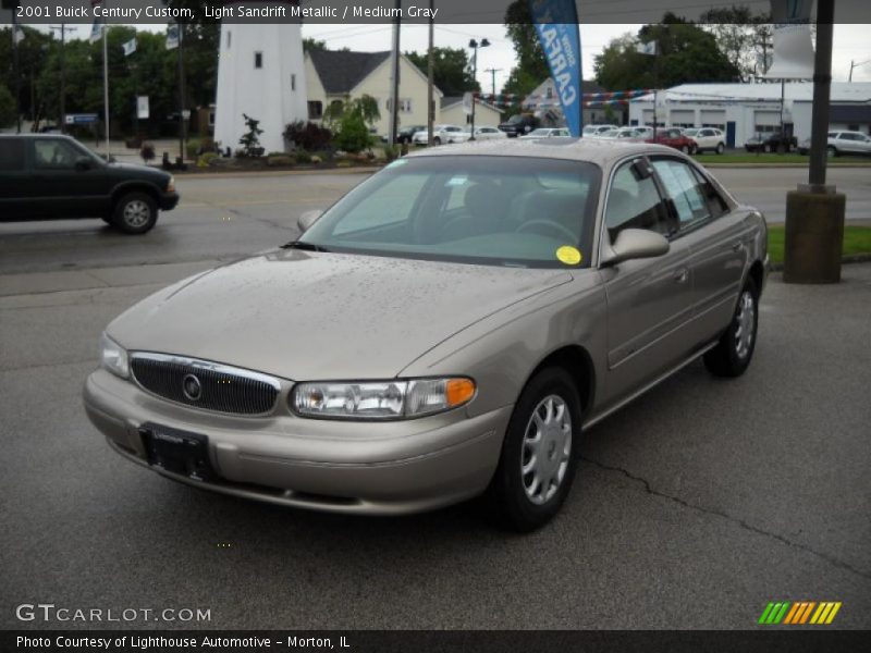 Light Sandrift Metallic / Medium Gray 2001 Buick Century Custom