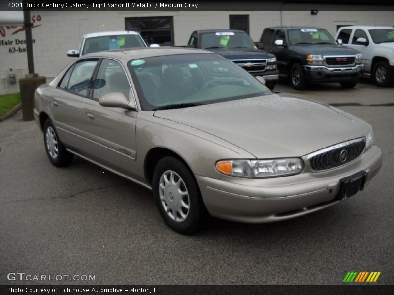 Light Sandrift Metallic / Medium Gray 2001 Buick Century Custom