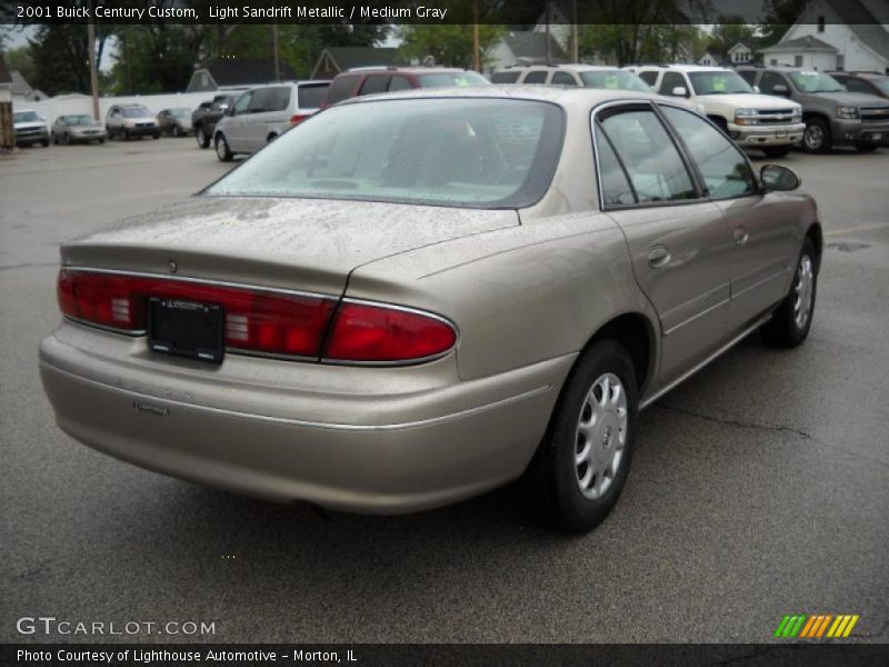 Light Sandrift Metallic / Medium Gray 2001 Buick Century Custom