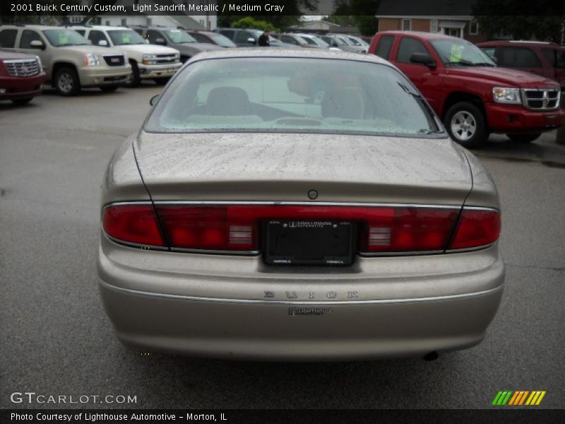 Light Sandrift Metallic / Medium Gray 2001 Buick Century Custom