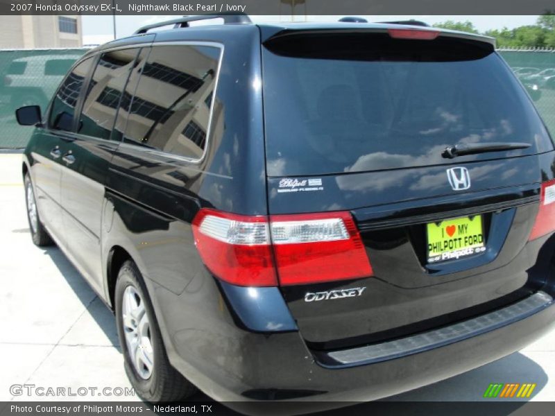 Nighthawk Black Pearl / Ivory 2007 Honda Odyssey EX-L