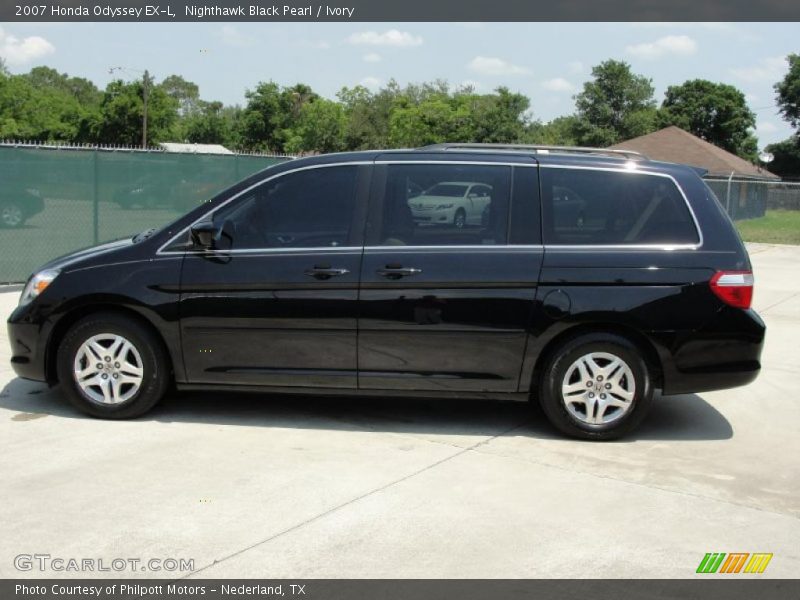 Nighthawk Black Pearl / Ivory 2007 Honda Odyssey EX-L