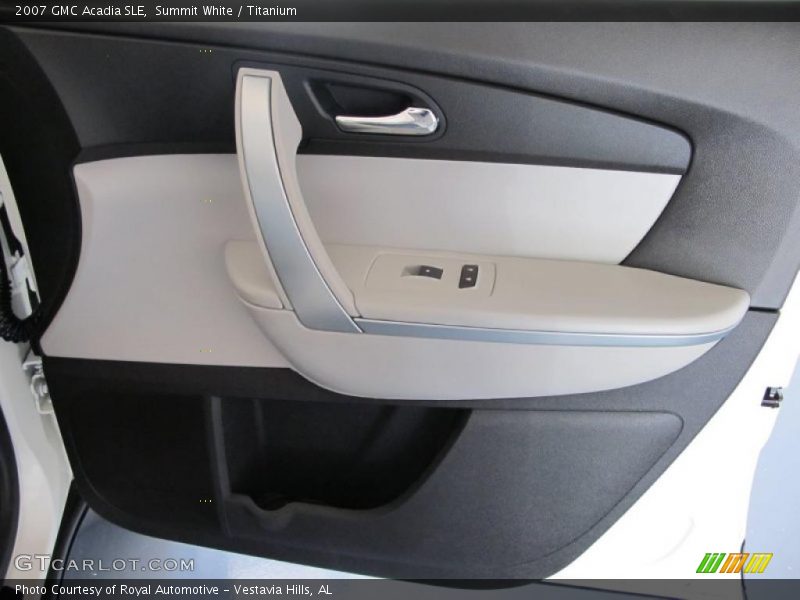 Summit White / Titanium 2007 GMC Acadia SLE