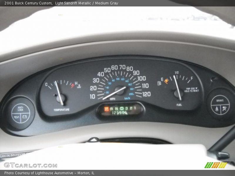 Light Sandrift Metallic / Medium Gray 2001 Buick Century Custom