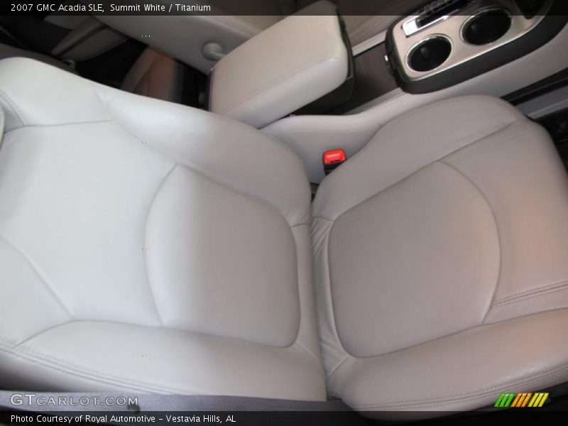 Summit White / Titanium 2007 GMC Acadia SLE