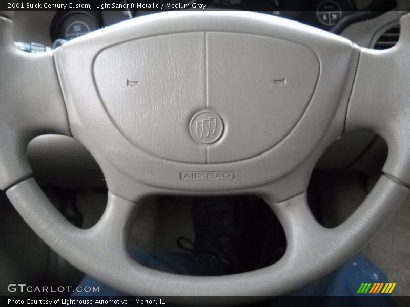 Light Sandrift Metallic / Medium Gray 2001 Buick Century Custom