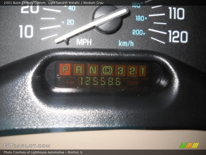 Light Sandrift Metallic / Medium Gray 2001 Buick Century Custom