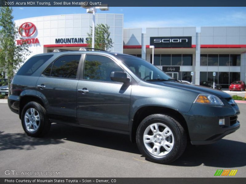 Steel Blue Metallic / Quartz 2005 Acura MDX Touring