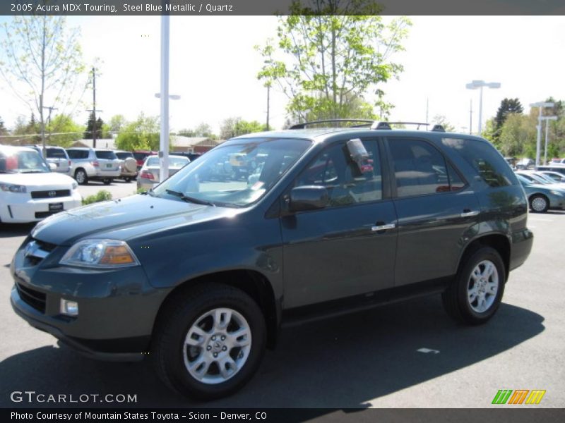 Steel Blue Metallic / Quartz 2005 Acura MDX Touring