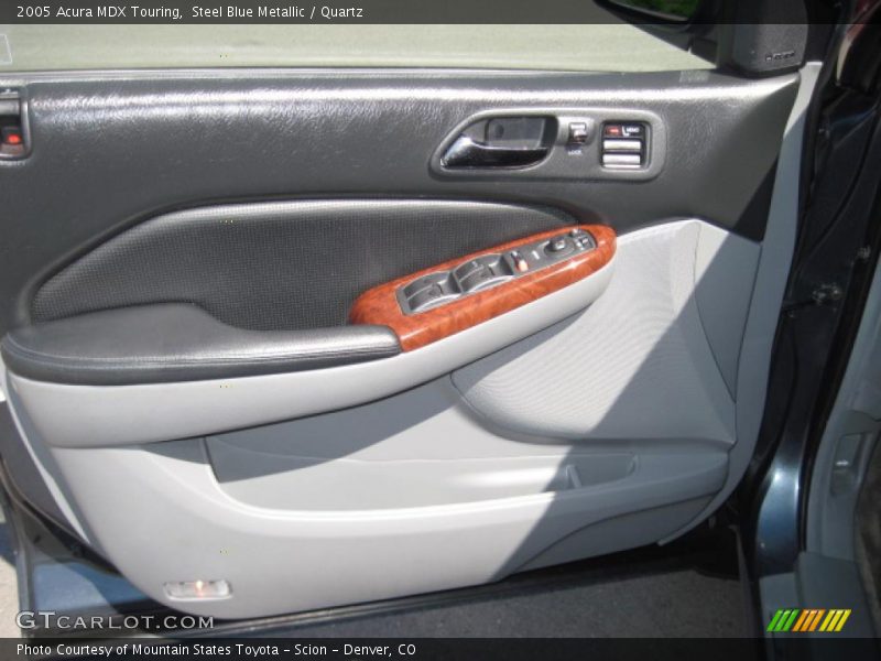 Steel Blue Metallic / Quartz 2005 Acura MDX Touring