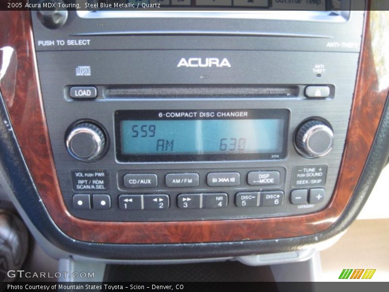 Steel Blue Metallic / Quartz 2005 Acura MDX Touring