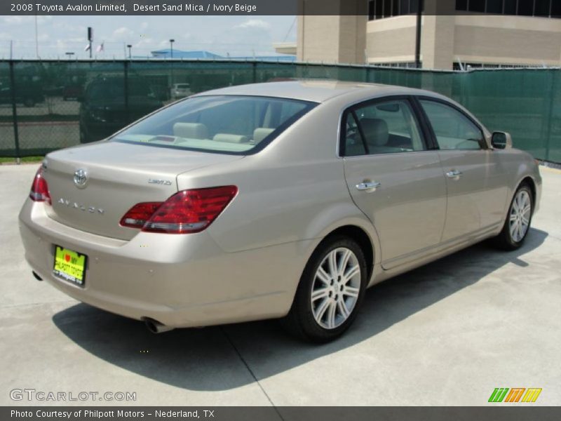 Desert Sand Mica / Ivory Beige 2008 Toyota Avalon Limited