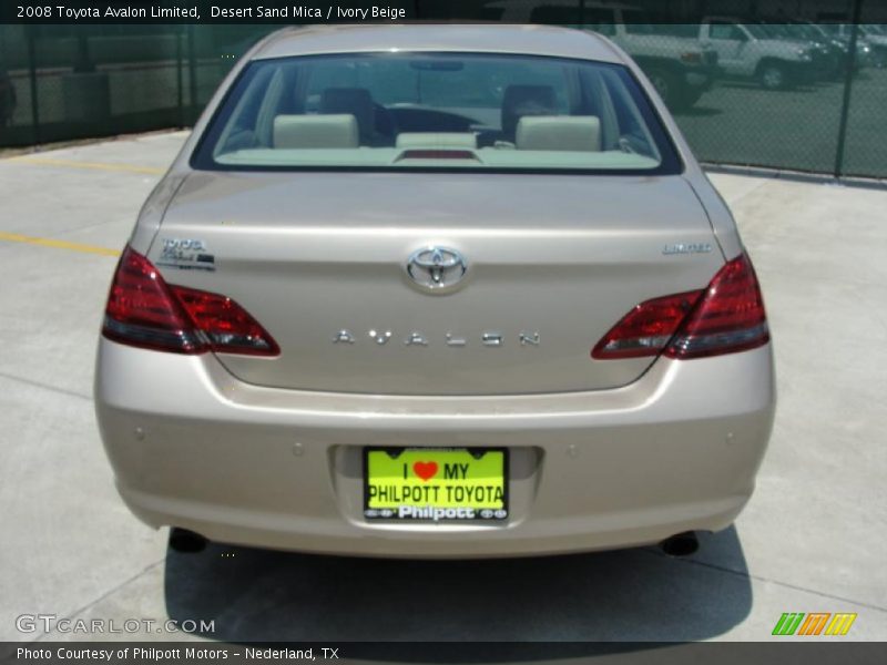 Desert Sand Mica / Ivory Beige 2008 Toyota Avalon Limited