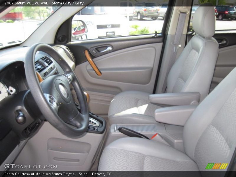 Storm Gray / Gray 2007 Saturn VUE V6 AWD