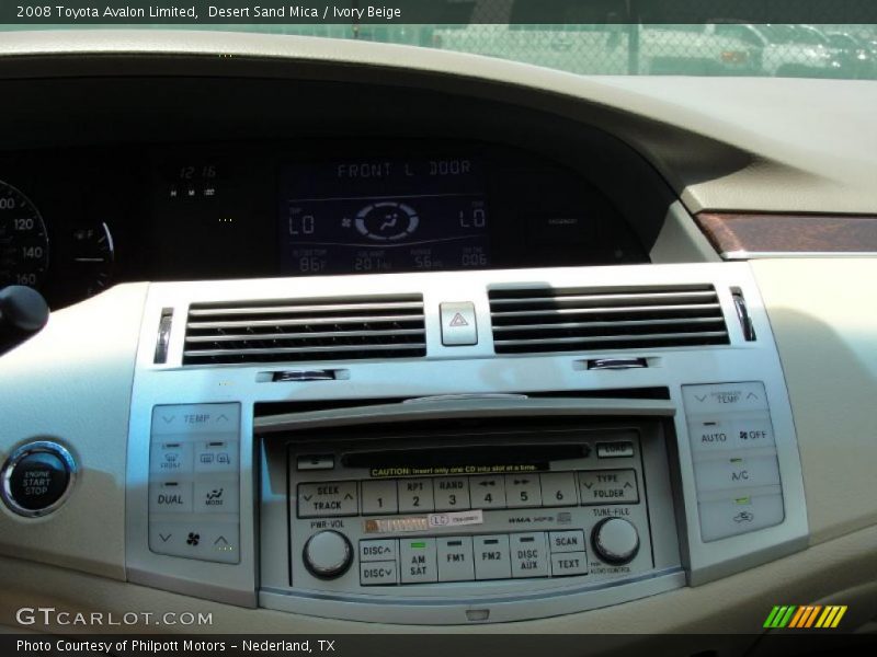Desert Sand Mica / Ivory Beige 2008 Toyota Avalon Limited