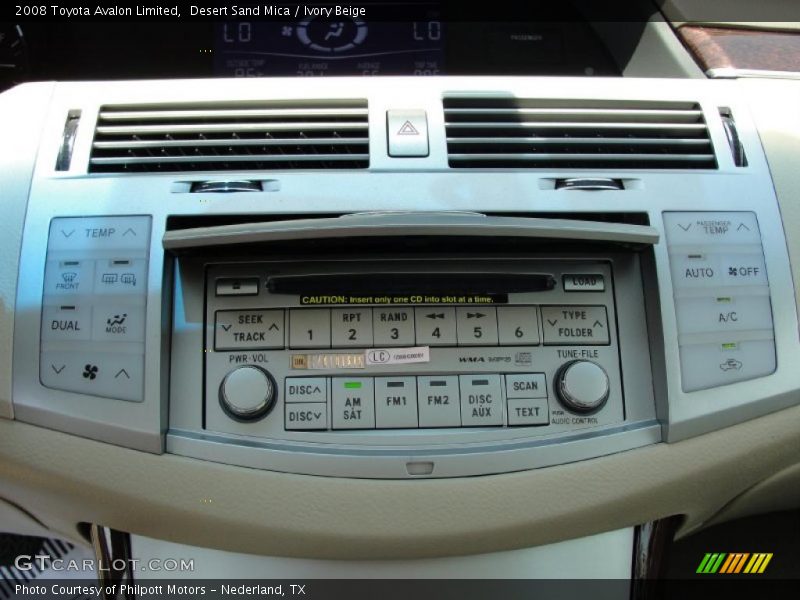Desert Sand Mica / Ivory Beige 2008 Toyota Avalon Limited