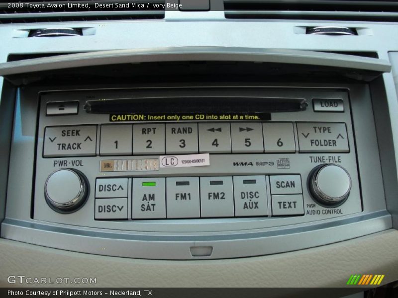 Desert Sand Mica / Ivory Beige 2008 Toyota Avalon Limited