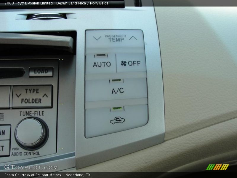 Desert Sand Mica / Ivory Beige 2008 Toyota Avalon Limited