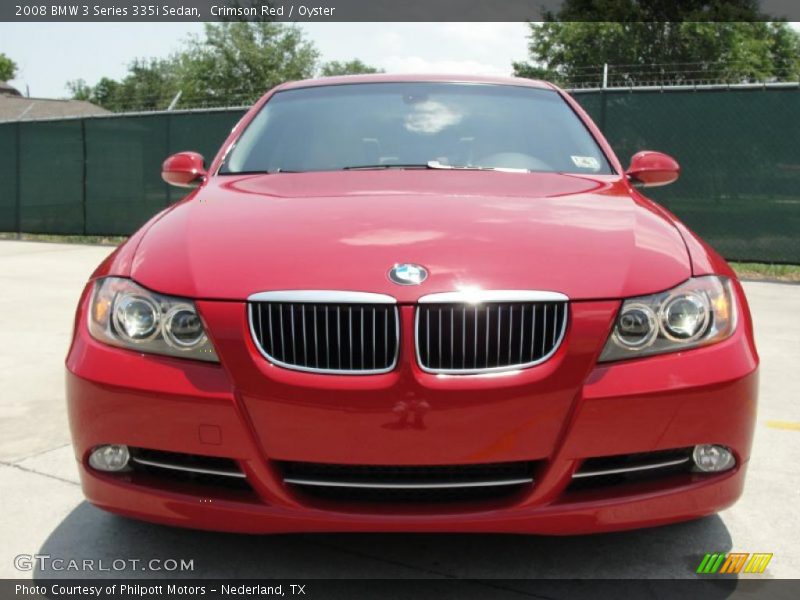 Crimson Red / Oyster 2008 BMW 3 Series 335i Sedan