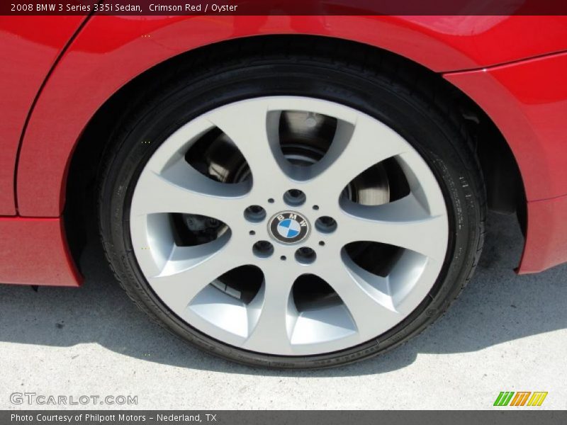 Crimson Red / Oyster 2008 BMW 3 Series 335i Sedan