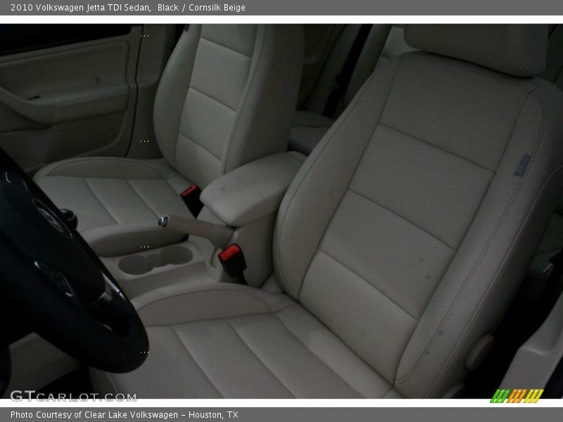 Black / Cornsilk Beige 2010 Volkswagen Jetta TDI Sedan