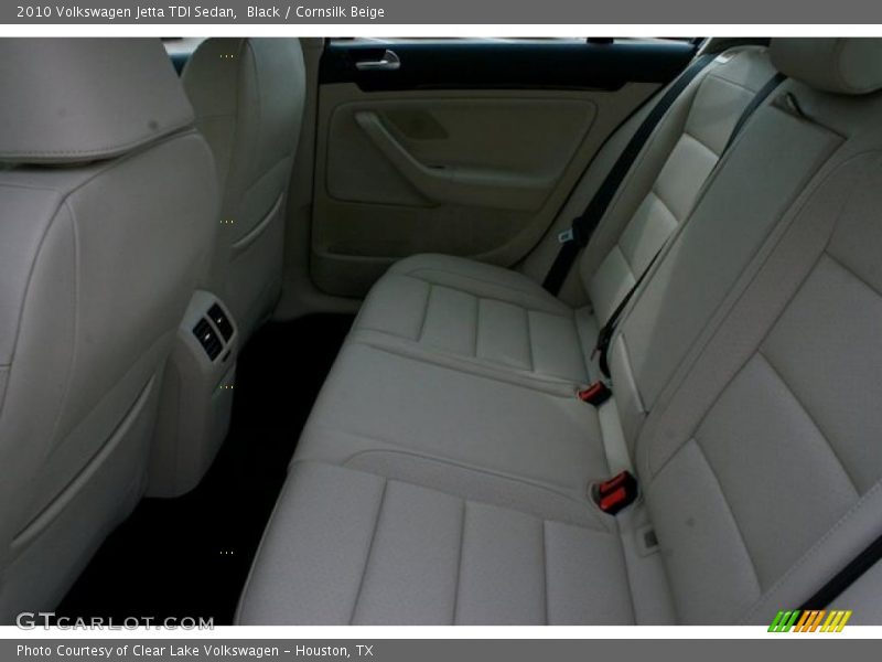 Black / Cornsilk Beige 2010 Volkswagen Jetta TDI Sedan