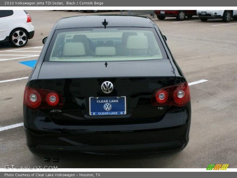 Black / Cornsilk Beige 2010 Volkswagen Jetta TDI Sedan