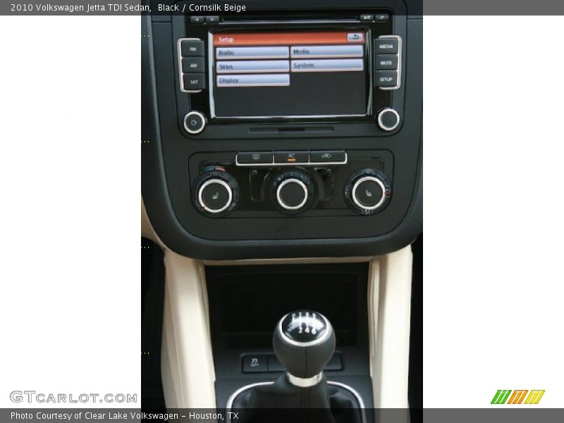 Black / Cornsilk Beige 2010 Volkswagen Jetta TDI Sedan