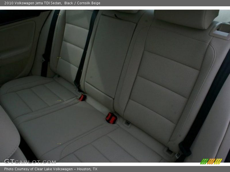 Black / Cornsilk Beige 2010 Volkswagen Jetta TDI Sedan