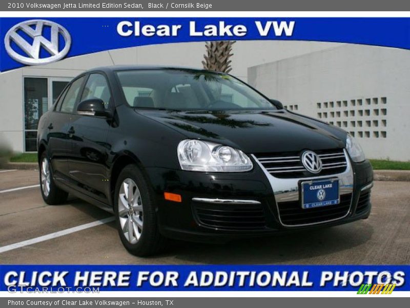 Black / Cornsilk Beige 2010 Volkswagen Jetta Limited Edition Sedan