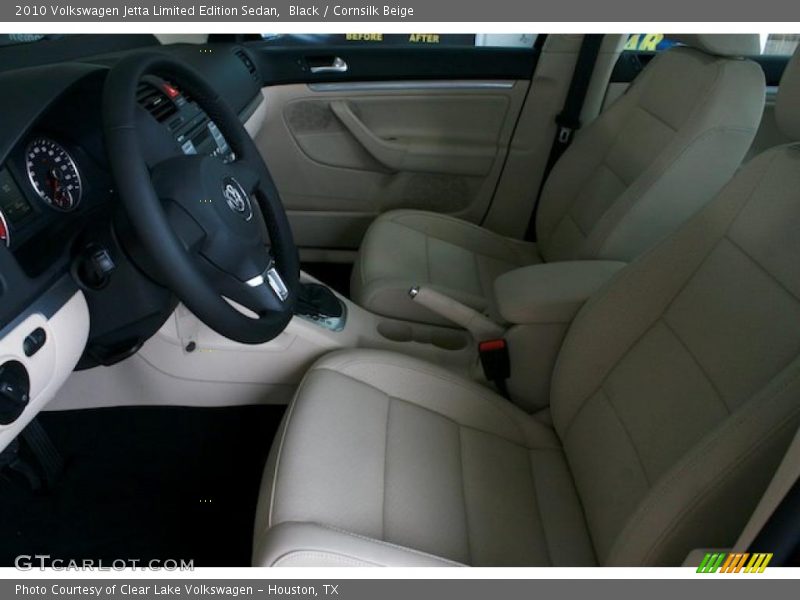 Black / Cornsilk Beige 2010 Volkswagen Jetta Limited Edition Sedan