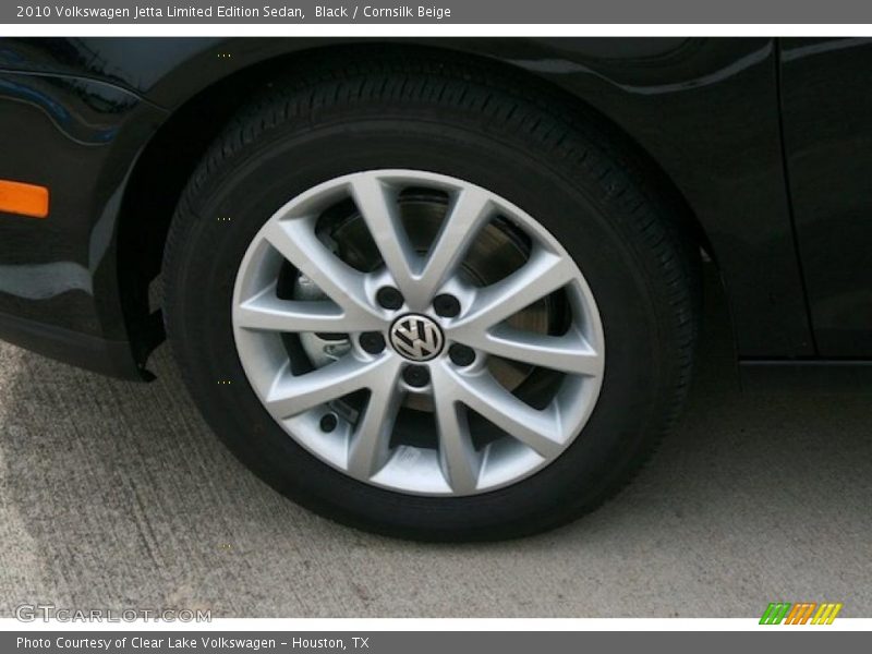 Black / Cornsilk Beige 2010 Volkswagen Jetta Limited Edition Sedan