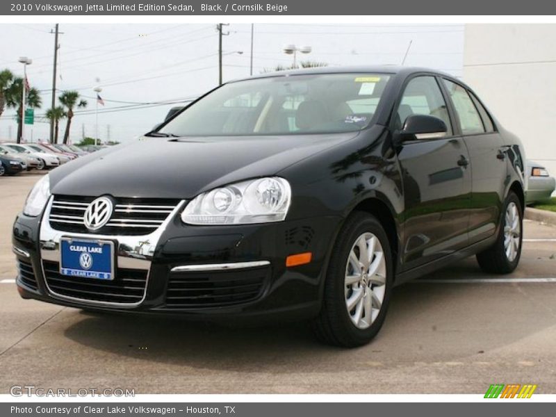 Black / Cornsilk Beige 2010 Volkswagen Jetta Limited Edition Sedan