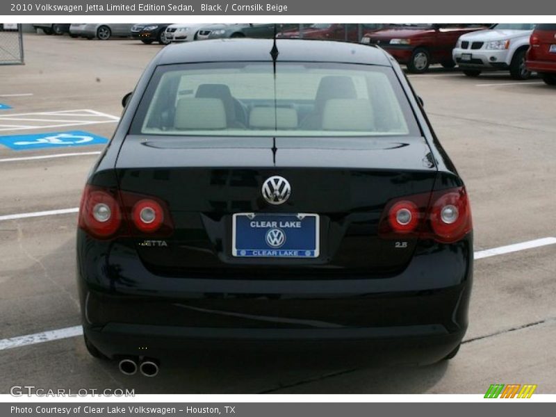Black / Cornsilk Beige 2010 Volkswagen Jetta Limited Edition Sedan